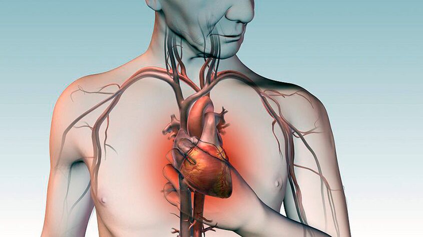Durere sub omoplat și dureri dureroase în spatele sternului în boli de inimă